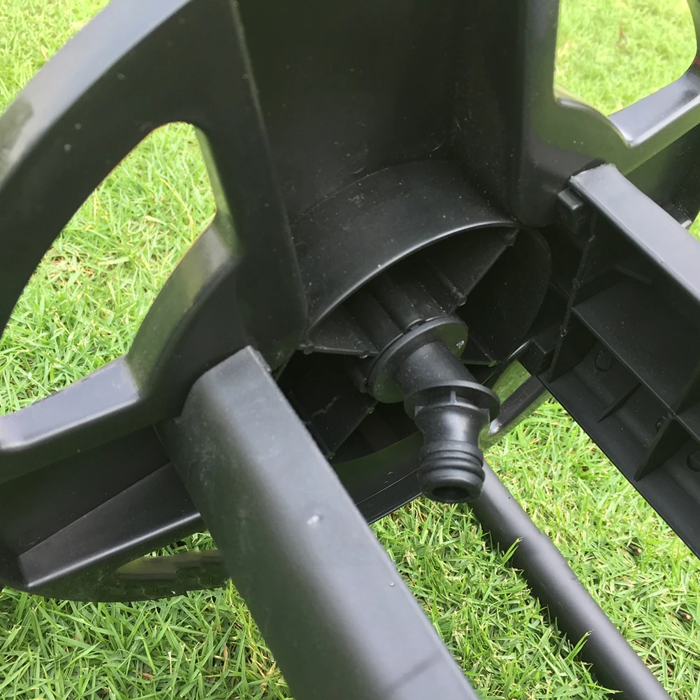 

Garden Hose Reel 20M Water Hose Storage Rack Compact Design Stable Convenient Retractable Black 1 2 Inch Below