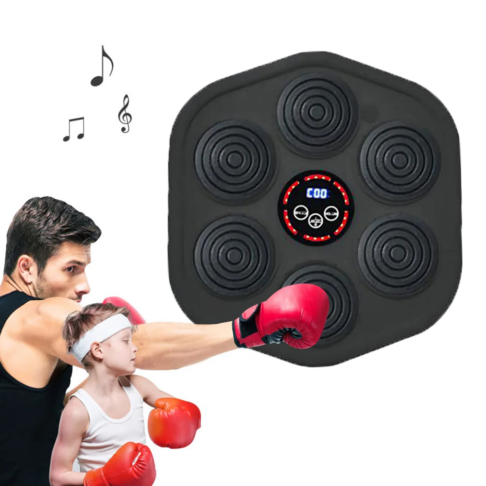 New Smart Music Boxing Machine Adult/Children Sports Fitness Boxing Trainer Home Exercise Response Training Boxing Wall Target