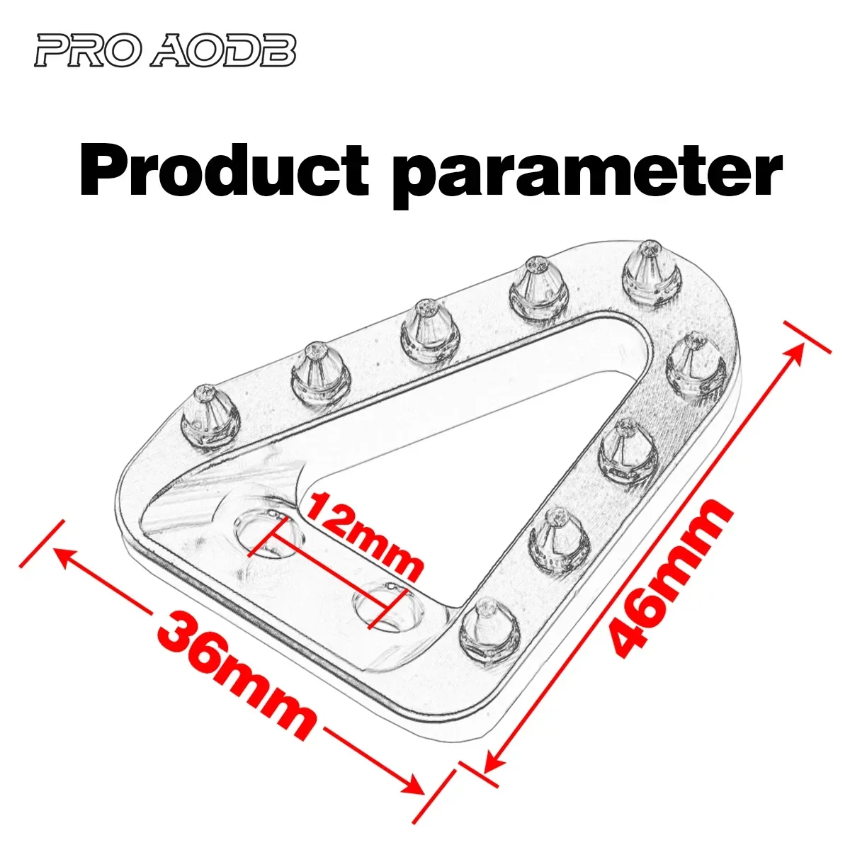 Motorcycle Rear Brake Pedal Lever Step Plate Tip For KTM SX SXF XC XCF XCW EXC EXCF 125 150 250 300 350 400 450 500 2008-2016