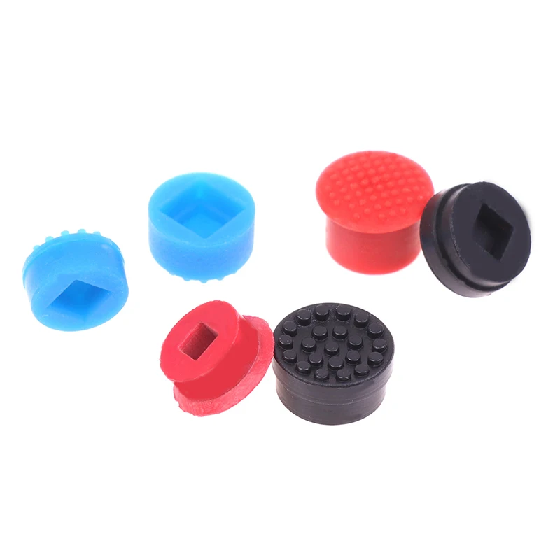 5pcs Laptop Nipple Rubber Mouse Pointer Cap for Thinkpad/HP/Dell Little Red Cap for Lenovo Keyboard Trackstick Guide