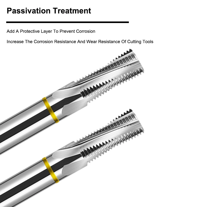 GAMONT HRC55 Full-Teeth Thread Milling Cutter Tungsten Steel Carbide For Aluminium High Hardness Endmills CNC Machining Tools