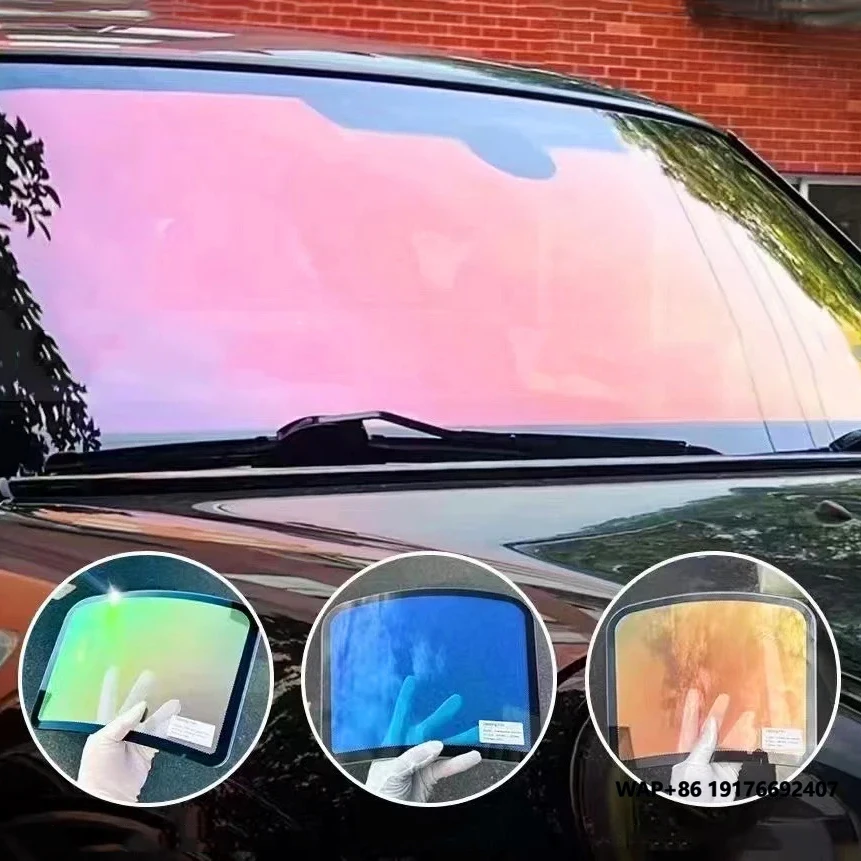 

SKC Material Red Blue Green Purple Nano Ceramic Chameleon Tint Film Solar Window Tint Film Car Window Glass Tinting Film