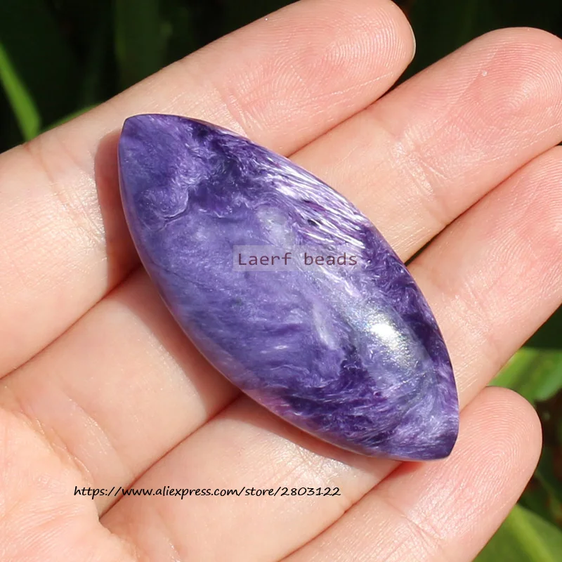 Natural Charoite Real Gem Stone Pandent ,100% Natural Guarantee, For DIY Jewelry Making !