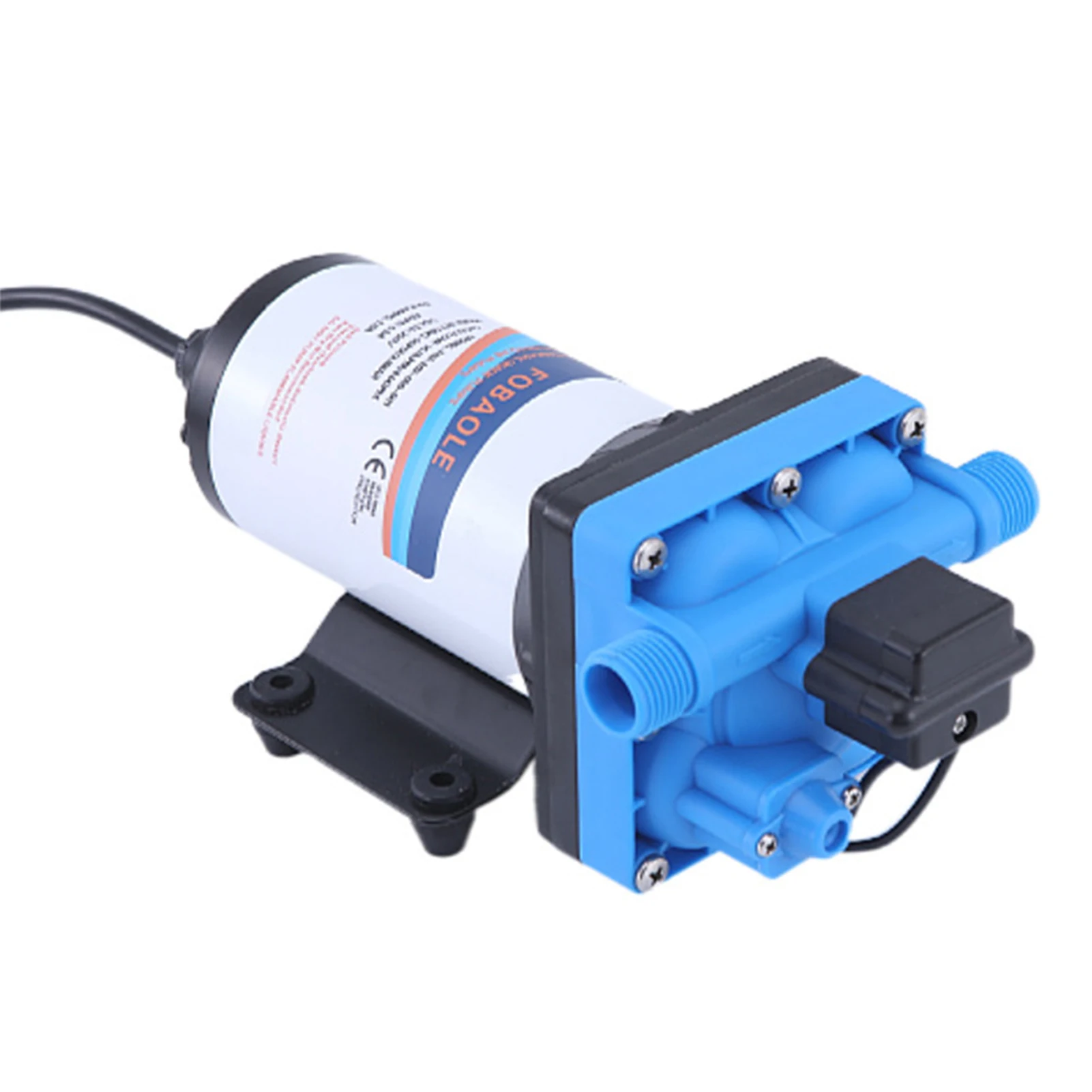 

Water Pressure Diaphragm Pump 4-Chamber Self-Priming Pump 5.5GPM Water Transfer Pump 70PSI with Power Plug Water