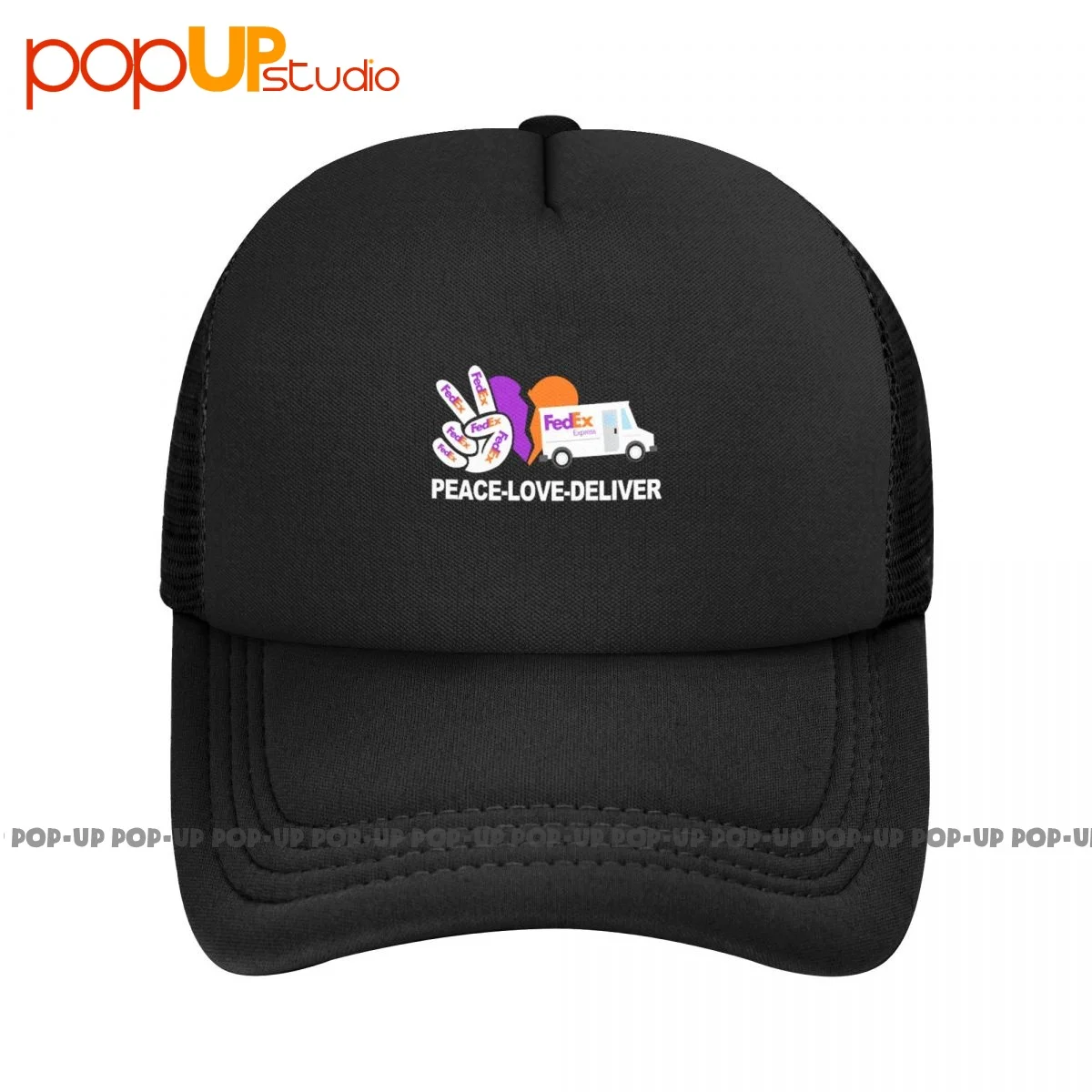 Peace Love Deliver Fedex Baseball Cap Breathable Hats