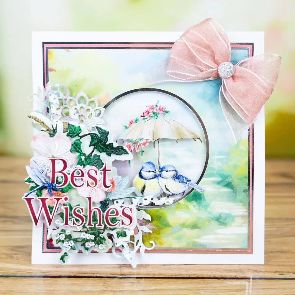 Endearing الحب يموت المعادن قطع يموت الإستنسل لسكرابوكينغ ألبوم صور النقش الزخرفية قطع يموت DIY بها بنفسك ورقة بطاقات #6