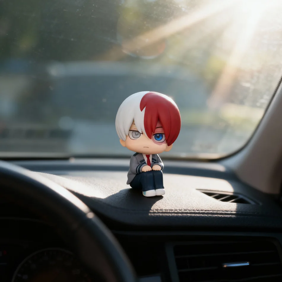 Bestseller! Super Cute Chibi Academy-Style PVC Figures (Izuku Midoriya / Katsuki Bakugo / Shoto Todoroki) – Collectible Toy view 6