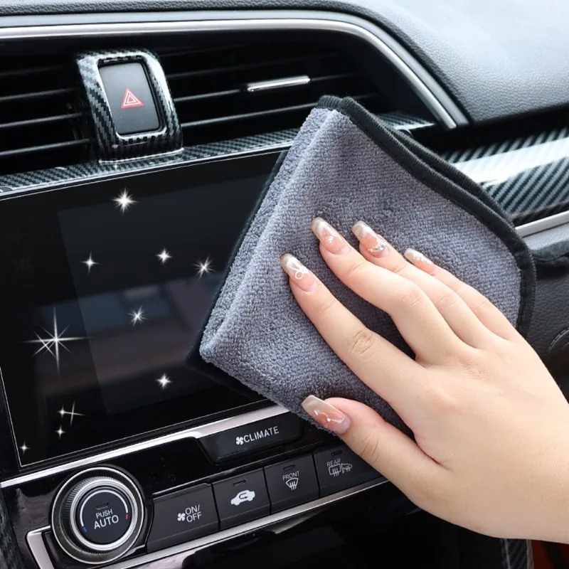 1/2/5PCS Car Washing Special Towels 30*30cm Double Sided Ultra fine fiber Soft Absorbent Cloth Auto Cleaning And Cosmetic Tools