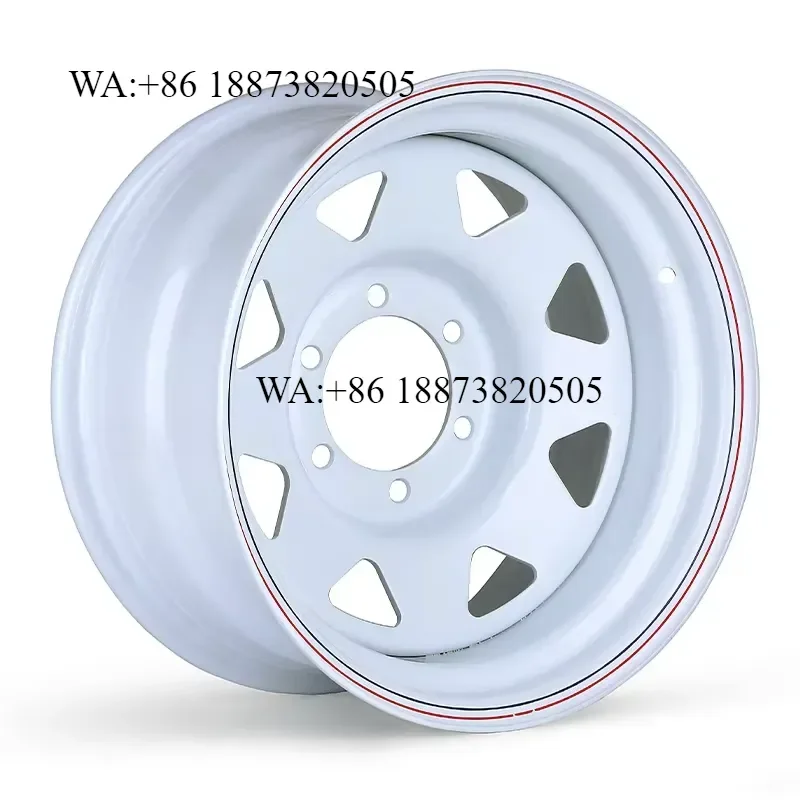 Customized 14 Inch Steel Trailer Wheel 5.5JX14 5x112 DOT TUV CE Certified Replacement for Trailers
