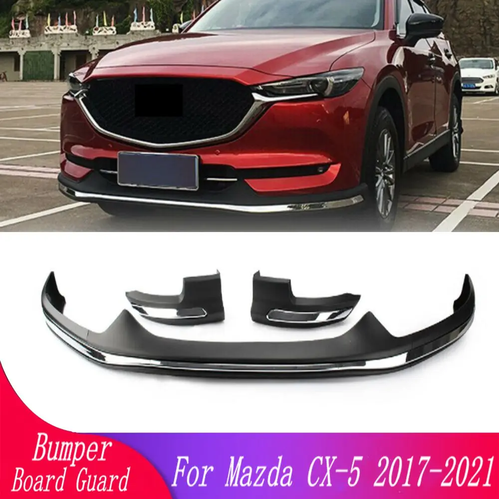 

High quality ABS plastic front and rear bumper guards guards For Mazda CX-5 CX5 2017-2021 auto parts front/rear Bumper spoiler