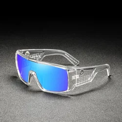 Windproof Shield Frame Polarized Sunglasses Men Sport Goggle Eyewear Over Size Sun Glasses With Box Fishing Glasses