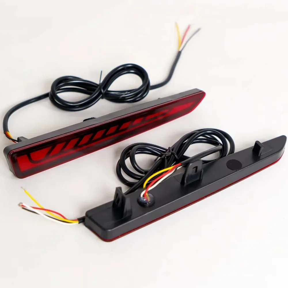 Car Led Rear Bumper Light Reflector DRL Rear Red Light Streamer Turning Start Scan Lamp Accessories for Toyota Raize 2019-2023 detail image 3