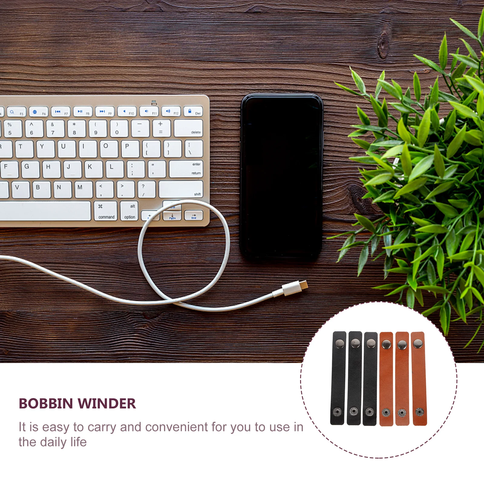 

6pcs Cable Winders Durable Cord Organizer For Headphone Usb Wire Management Travel Accessories Holder Strap