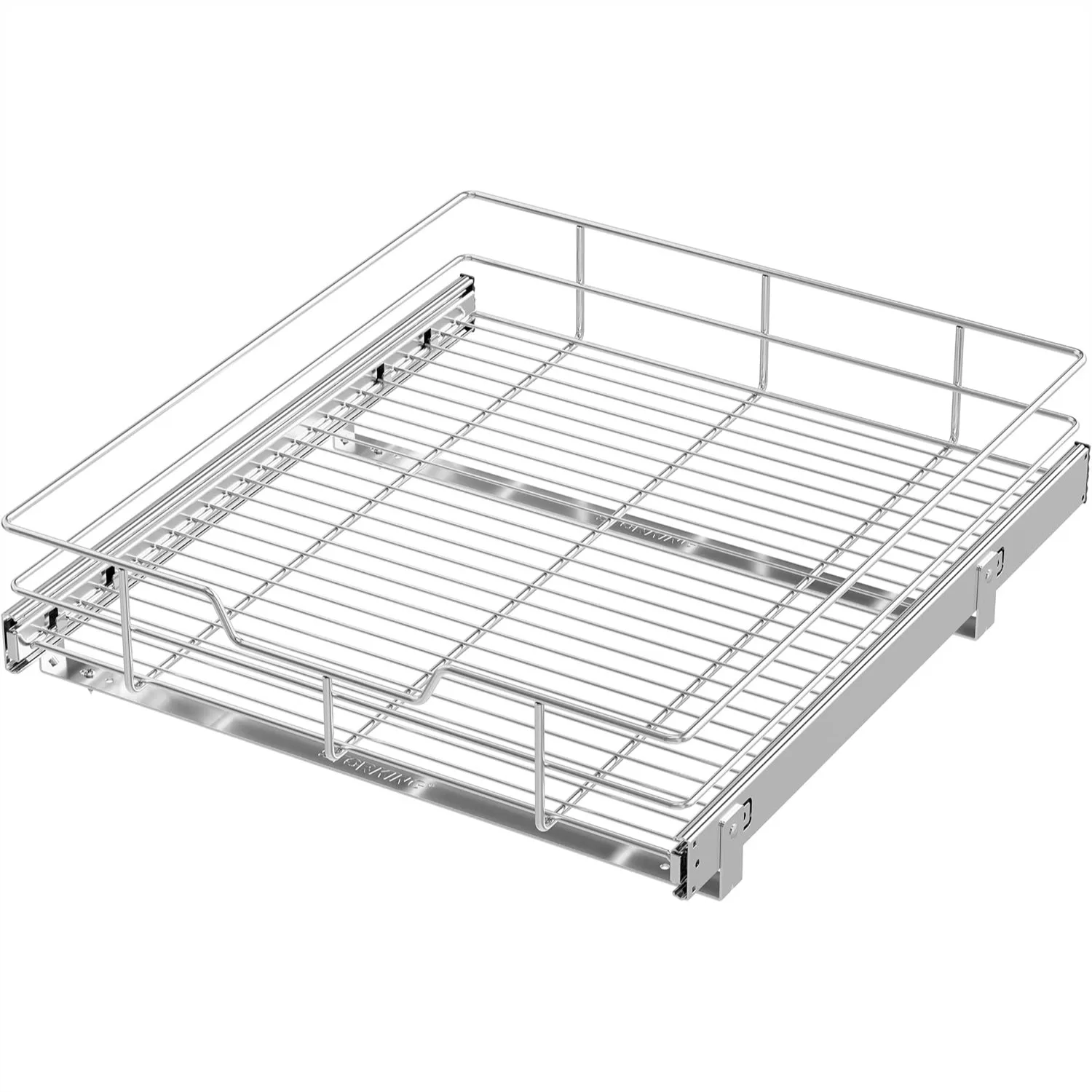 

Pull Out Cabinet Organizer 20"W x 22"D, Slide Out Drawer for Kitchen Storage, Heavy Duty 100 lbs Capacity, Chrome-Plated Wire