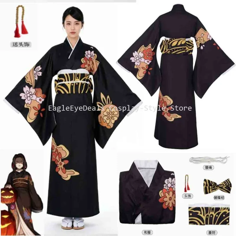 

Anime Muzan Women's Kimono Uniform Halloween Carnival Role Playing Easter Women's Uniform