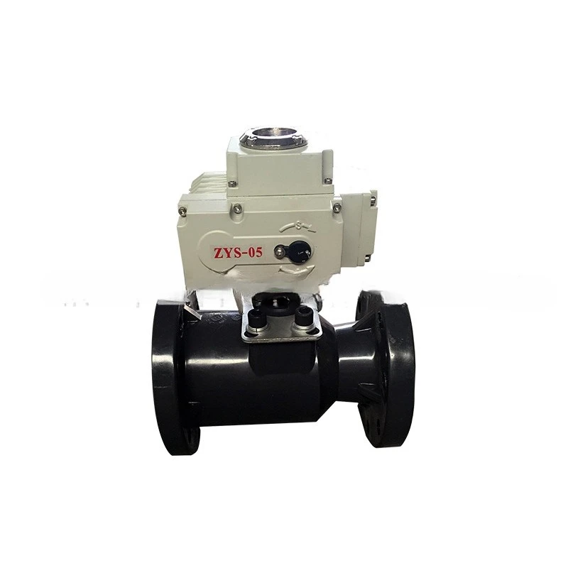 

[Factory Direct Sales] Wholesale Supply Electric PVC Flange Plastic Ball Valve