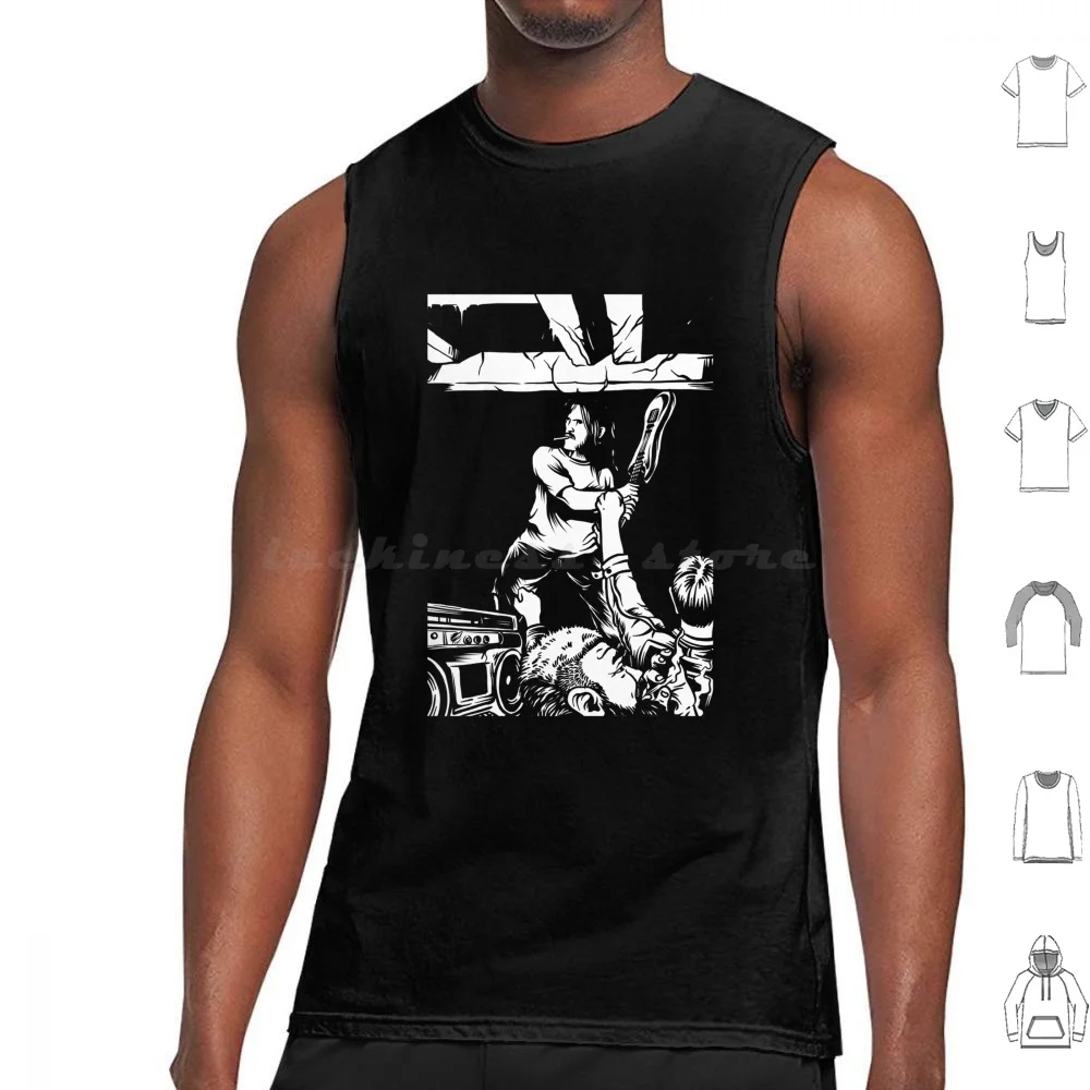 Music Concert Atmosphere Tank Tops Print Cotton Concert Music Atmosphere Musician Party Instrument Club Artist Performance