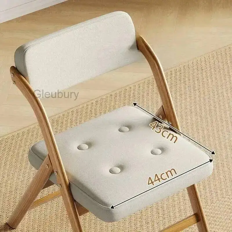 Multi-color Soft Cushion Folding and Wooden Steel Mat Is Suitable for Family Office Study Catering and Outdoor