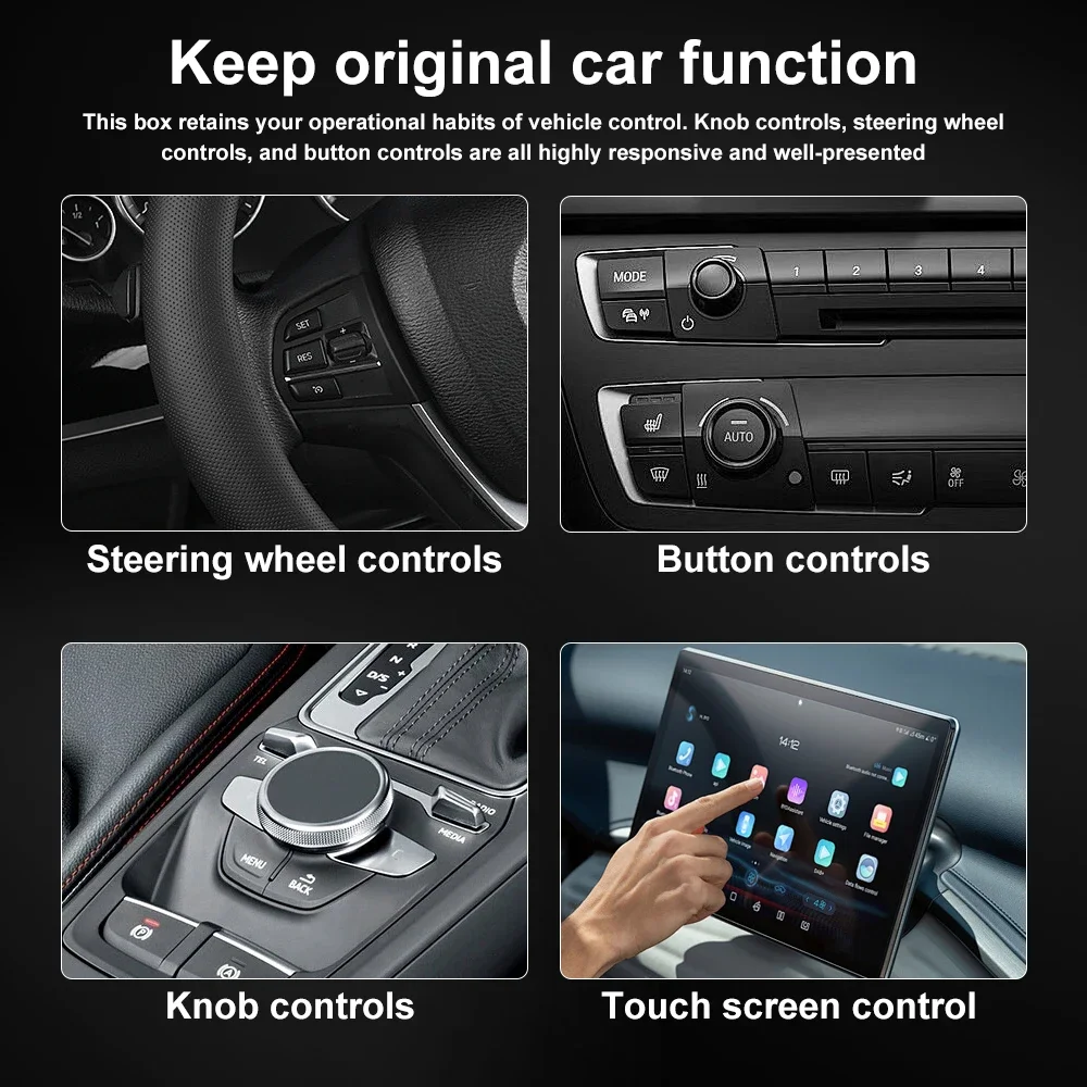 2026 PREMIUM FLIXIVI 2in1 Wireless CarPlay Android Auto Adapter Mini Box Plug and Play Universal for Nissan Car Wireless Adapter view 6