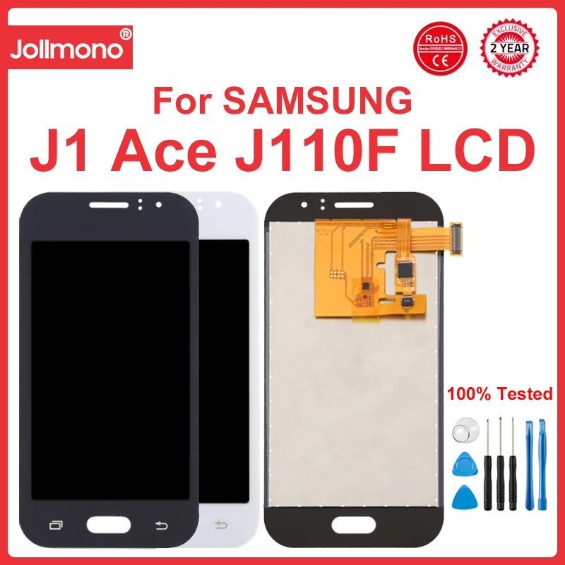 

100% протестированный J110 ЖК-дисплей для SAMSUNG Galaxy J1 Ace ЖК-дисплей сенсорный экран дигитайзер в сборе для Samsung J110 J110H J110F J110M