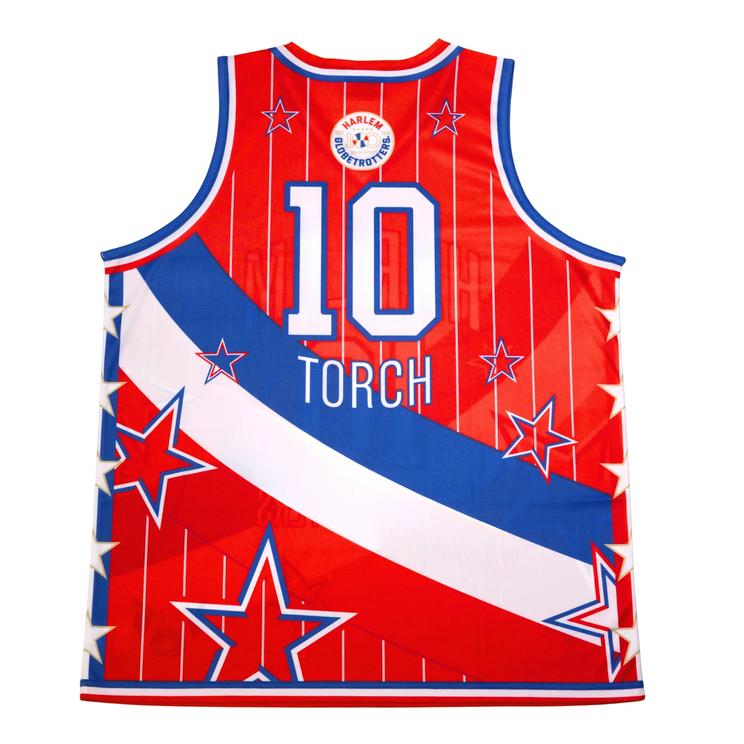 Harlem Globetrotters' Curly '# 22 Basketball ShirtFamily Blue and
