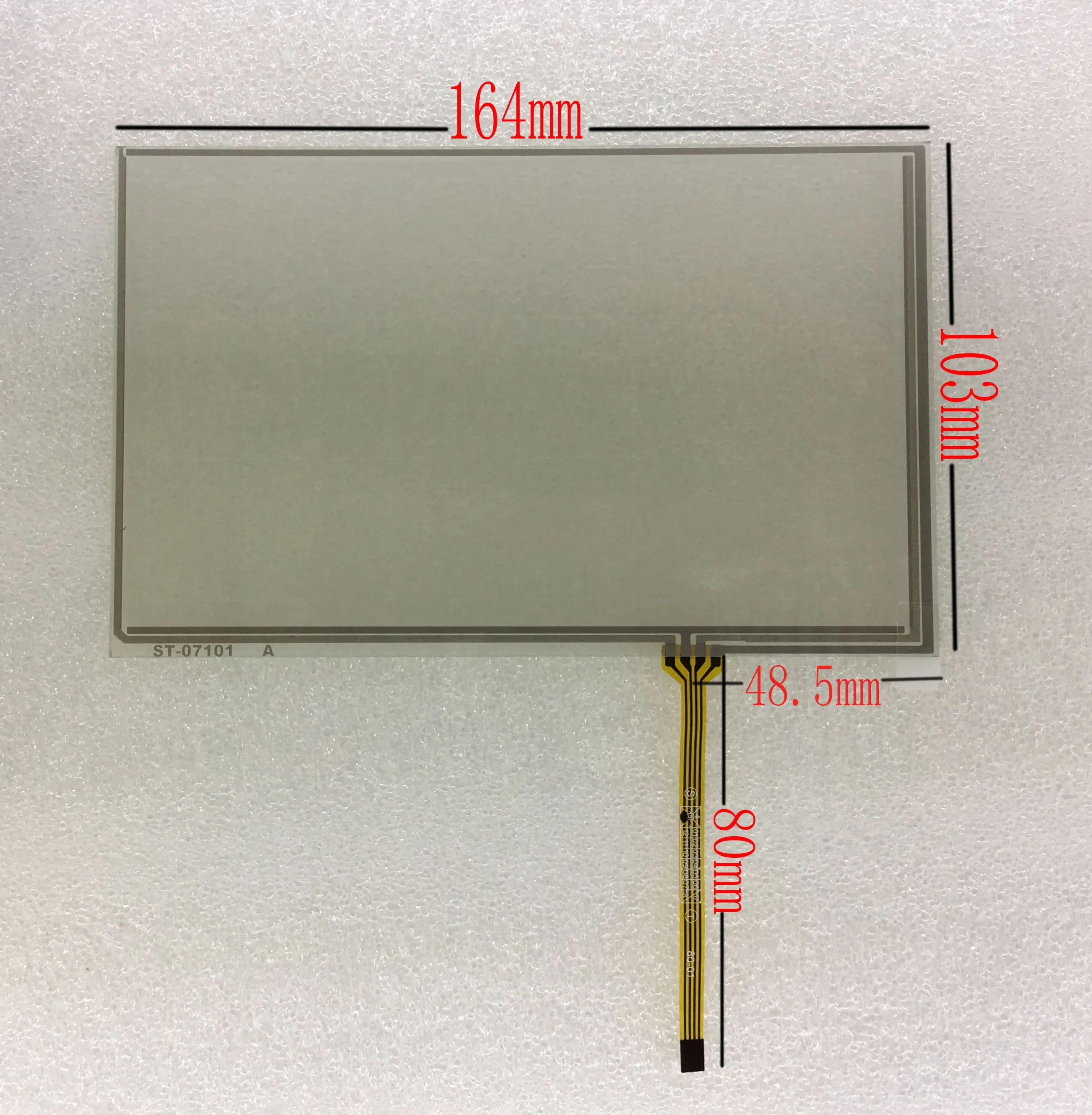 164mm*103mm New 7'' inch 4 line Touch Screen Panel Digitizer Sensor For Kia Sportage 3 2012G Radio Tape Car DVD Navigation