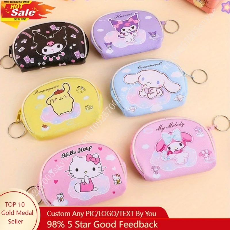 Sanrio Coin Purse Featuring Hello Kitty and Kuromi A Cute