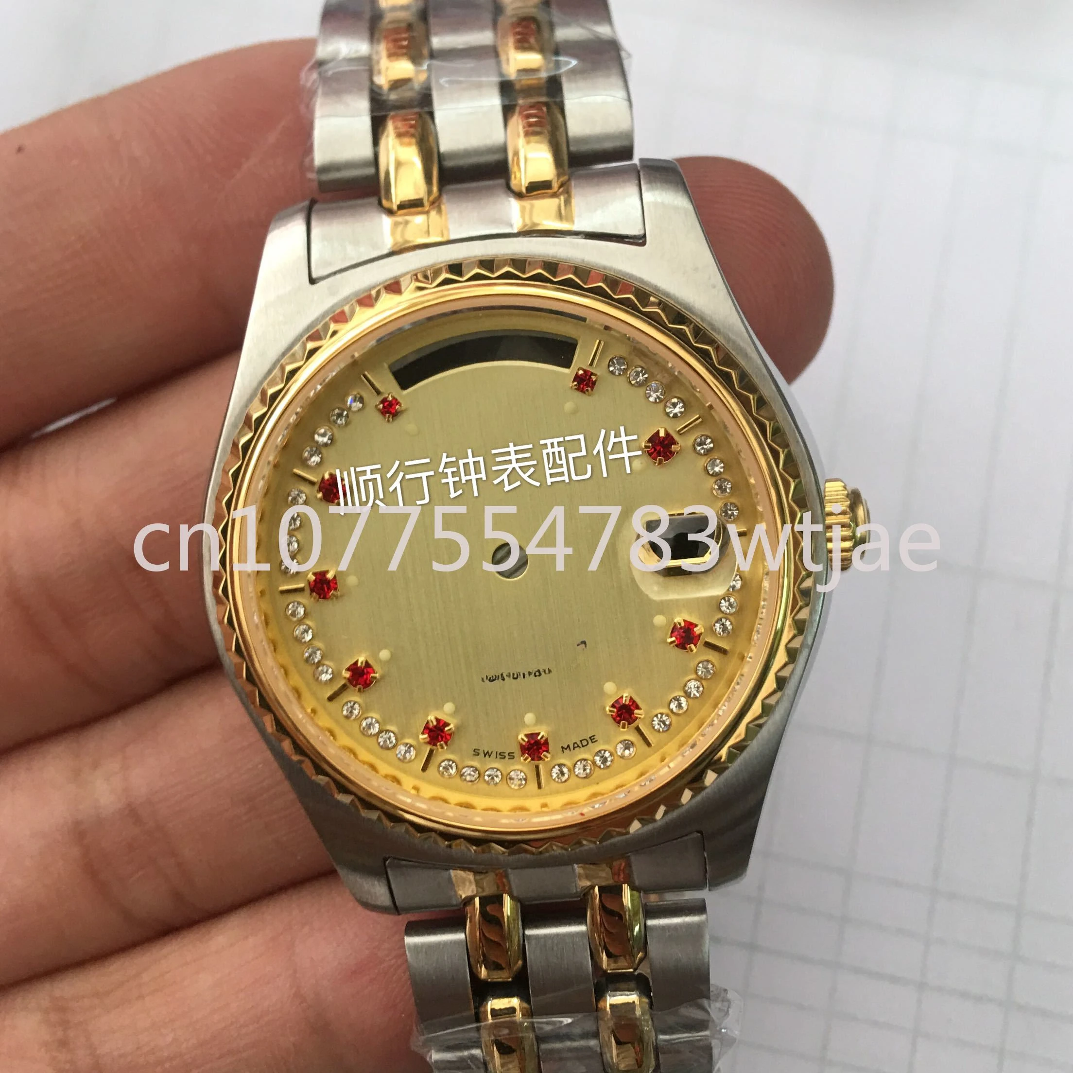 

Watch accessories are suitable for 777 case 2834 2836 2846 2168 movement case with solid sapphire mirror surface