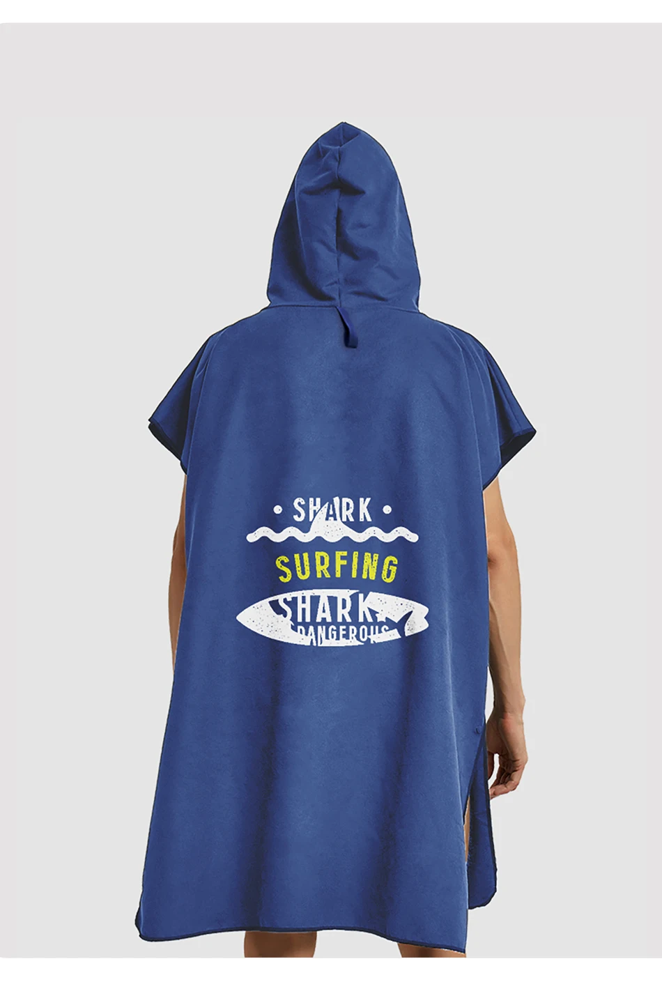 Surf-Poncho, individuelles Handtuch, Wassersport, Kapuzenmantel, Mikrofaser-Stranddecke, Bad, Schwimmen, Handtuch, Neoprenanzug, Strandponcho für Erwachsene – Detail 13