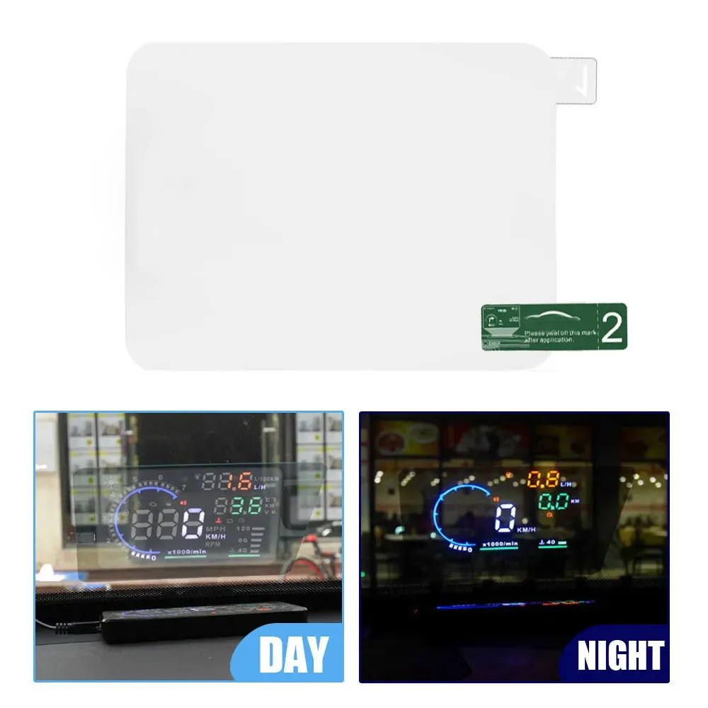 HUD Film Universal Car Head-up Display Exclusive Universal Transparent Film Reflective Windshield Film GPS Navigation Tools