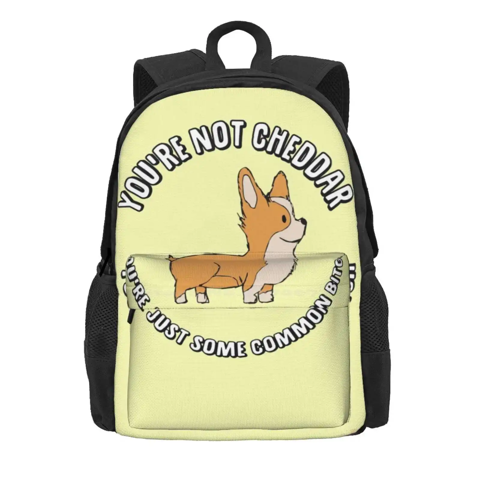 Cheddar Hot Sale Schoolbag Backpack Fashion Bags Brooklyn 99 Cheddar Corgi Common