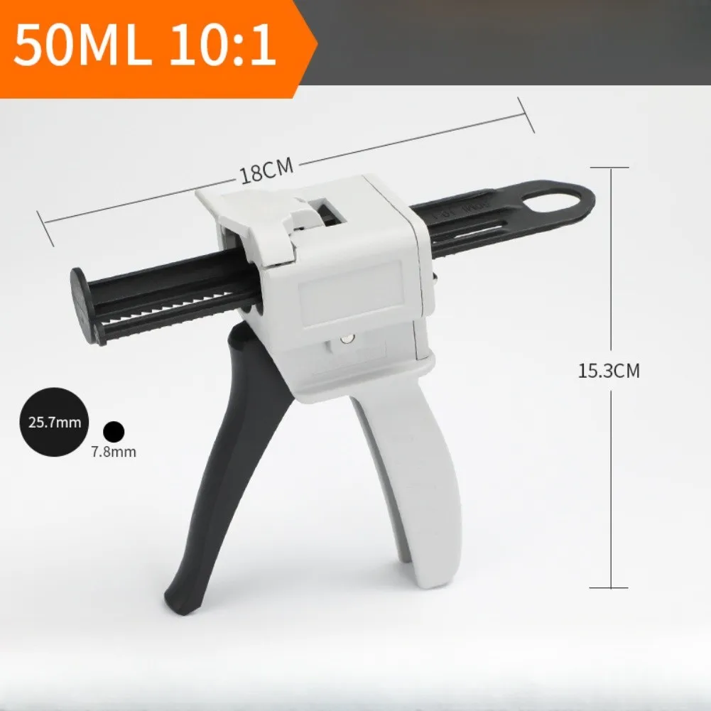 Mixing and Dispensing Tool for Two Component 10:1 Epoxy Systems Used in Automotive Repair Electronics Assembly and Ceramics