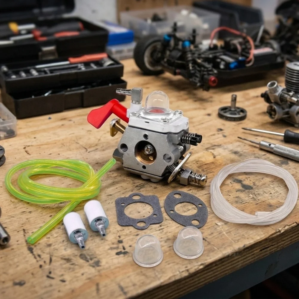 Gasket Carburetor kit Parts for primer bulbs Accessories CY23RC CY26RC CY27RC Fuel pipe For chung yang/rovan/walbro