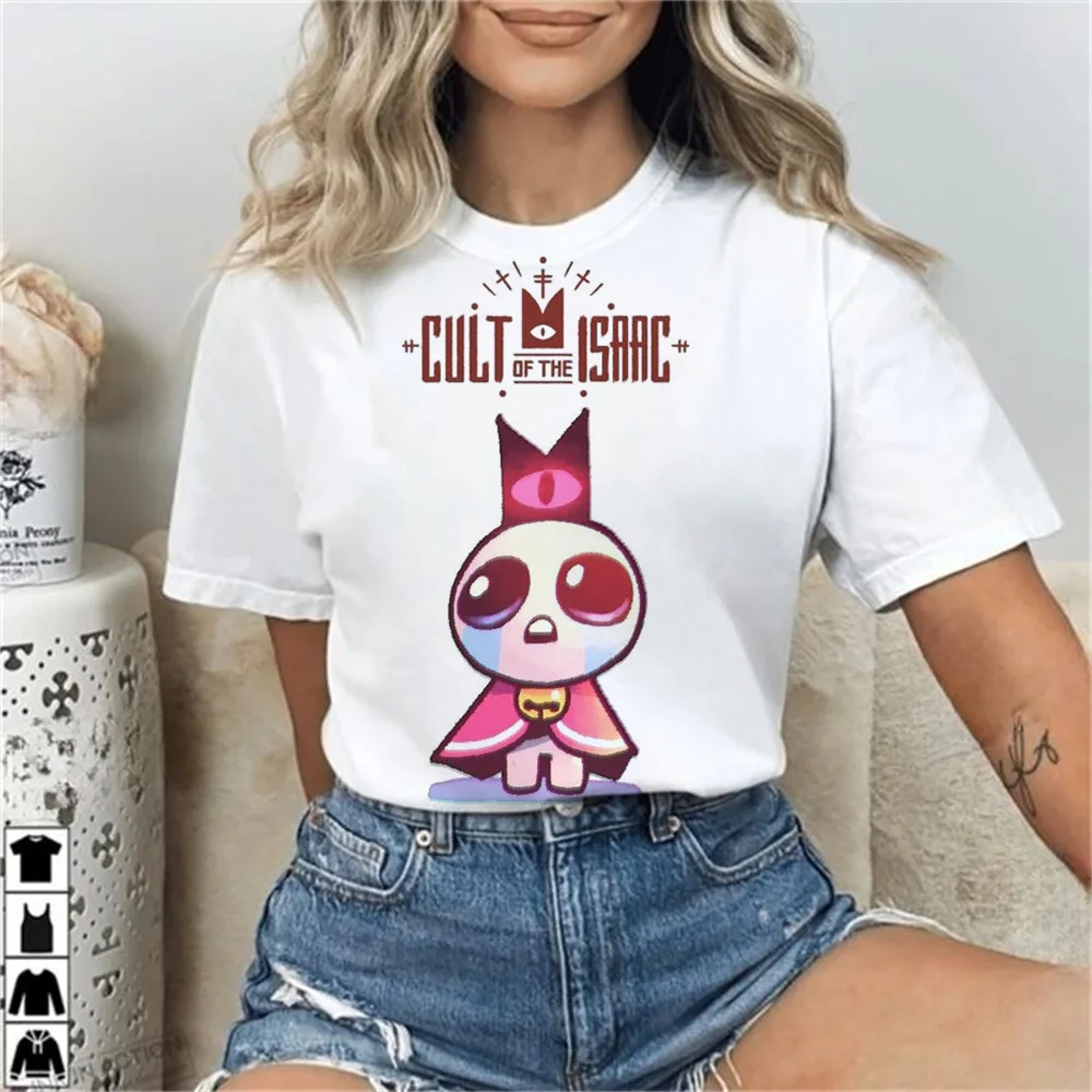 the Binding of Isaac shirt girl Colorful streetwear anime Classic Pop Culture t-shirt Digital Comfortable Y2k aesthetic Grunge