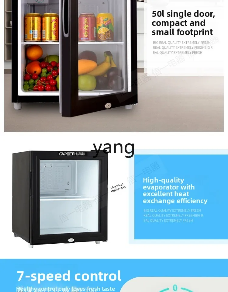Lcx Refrigerated Display Cabinet Food Sample Single Door Beverage Refrigerated Vegetables and Fruits Fresh Refrigerator