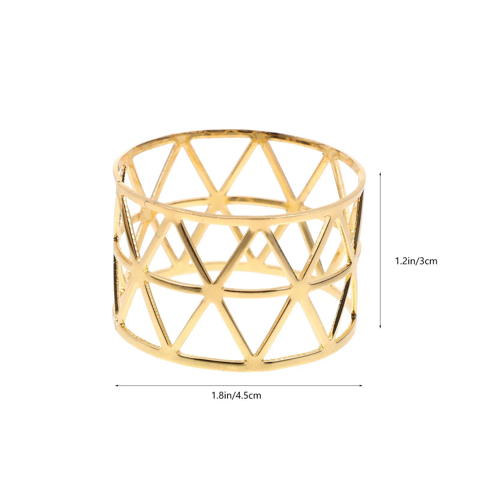 6 قطعة حلقات المناديل سبيكة أنيقة منديل أبازيم حفل زفاف طاولة طعام ديكور لوازم لوازم الحفلات