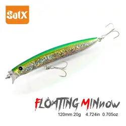 12cm 20g Floating Minnow Fishing Lures Saltwater Freshwater Long Casting Sea Artificial Bait Jerkbait