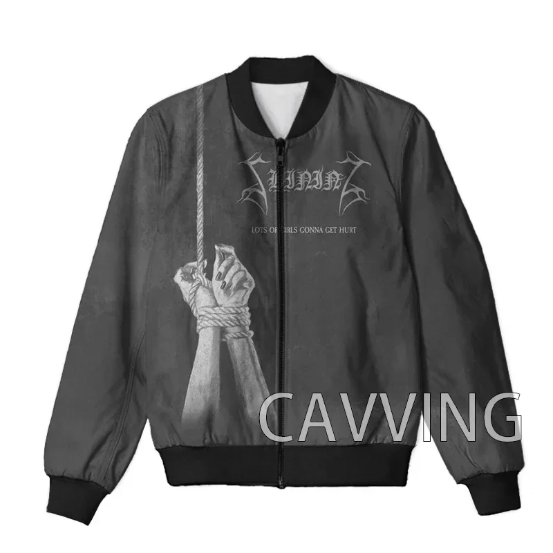 CAVVING 3D Printed  SHINING Rock   Zipper Bomber Jackets Men Overcoat Mens Coat Zip Up Jackets for Women/Men