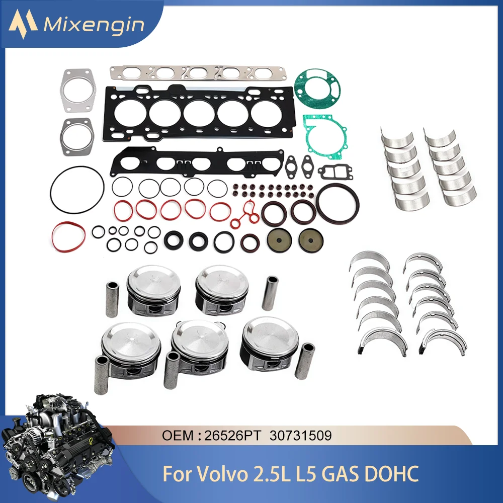 

Комплект прокладок поршневого подшипника Volvo 2.5L B5254T