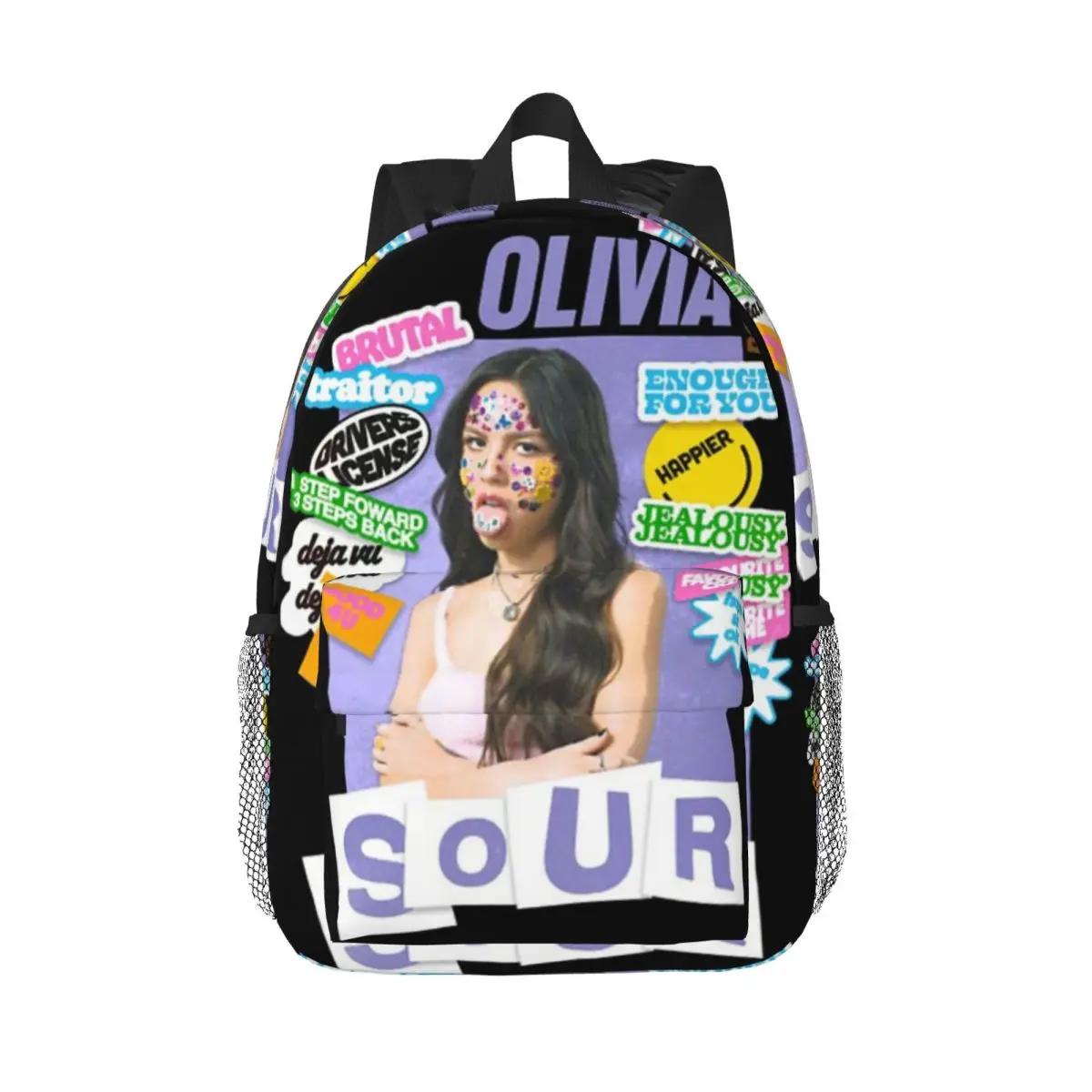 Olivia Vampire Rodrigos Sour_YT92H8 New Fashion High Capacity Waterproof College Backpack Trendy Laptop Travel Book Bag 15inch