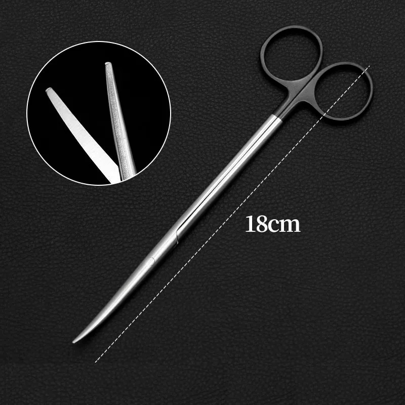 Blunt Tip Scissors straight curved round tip scissors nasal tools peeling scissors nasal lift surgical scissors