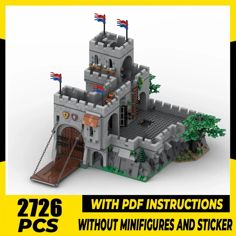 

Средневековая модель замка Moc, строительные блоки, рыцари, королевская цитадель, технология, кирпичи, сделай сам, сборка, игрушки, праздничные подарки
