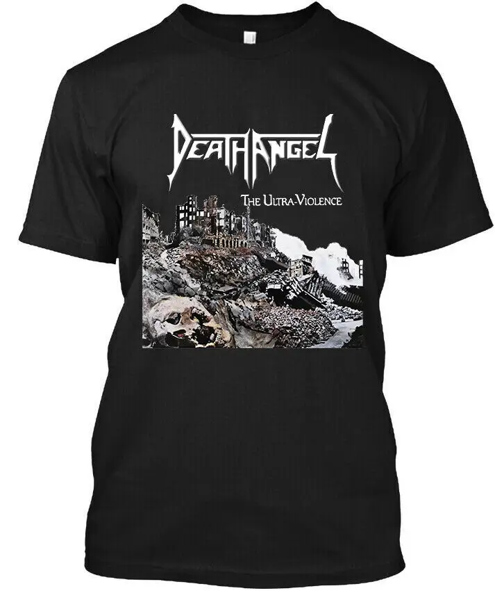 Death Angel The Ultra-Violence American Music Logo T-Shirt   Tees Y2K tops Unisex Summer Short Sleeve