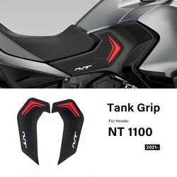 Almofada do tanque de combustível Grip Borracha, Adesivo de proteção antiderrapante, Almofadas de tração Acessórios, Honda NT1100, NT 1100, 2021
