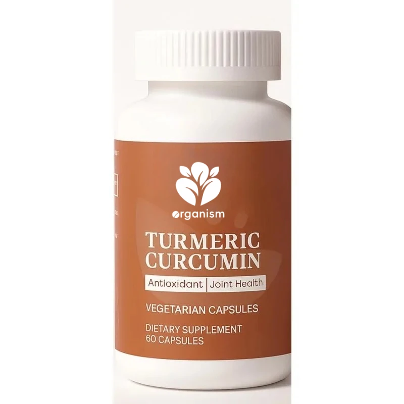 

Куркума и куркумин, содержащий ладан и черный перец - добавка для поддержки здоровья жетовых суставов, 60 капсул