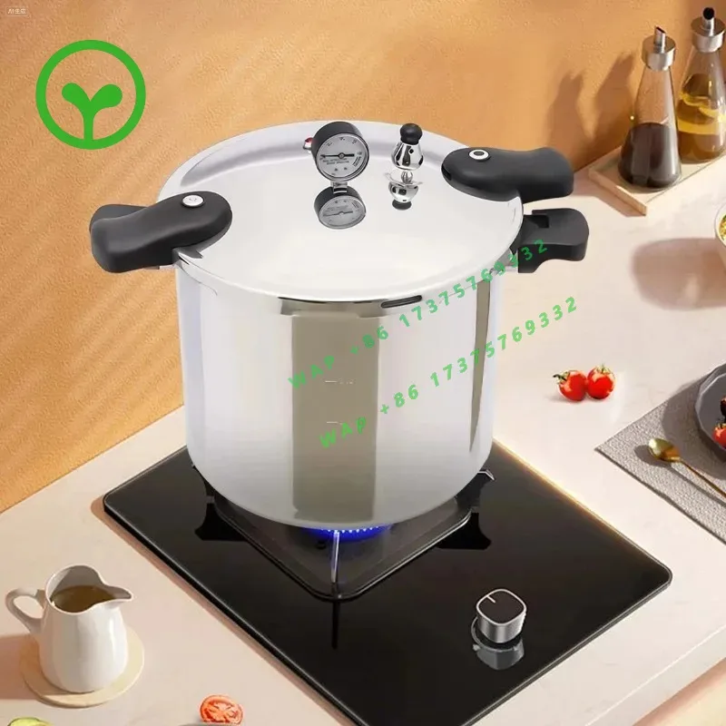 【2026】23 Quart Pressure Canner And Cooker With Pressure Gauge 10PSI Explosion Proof Safety Valve Extra-Large Size