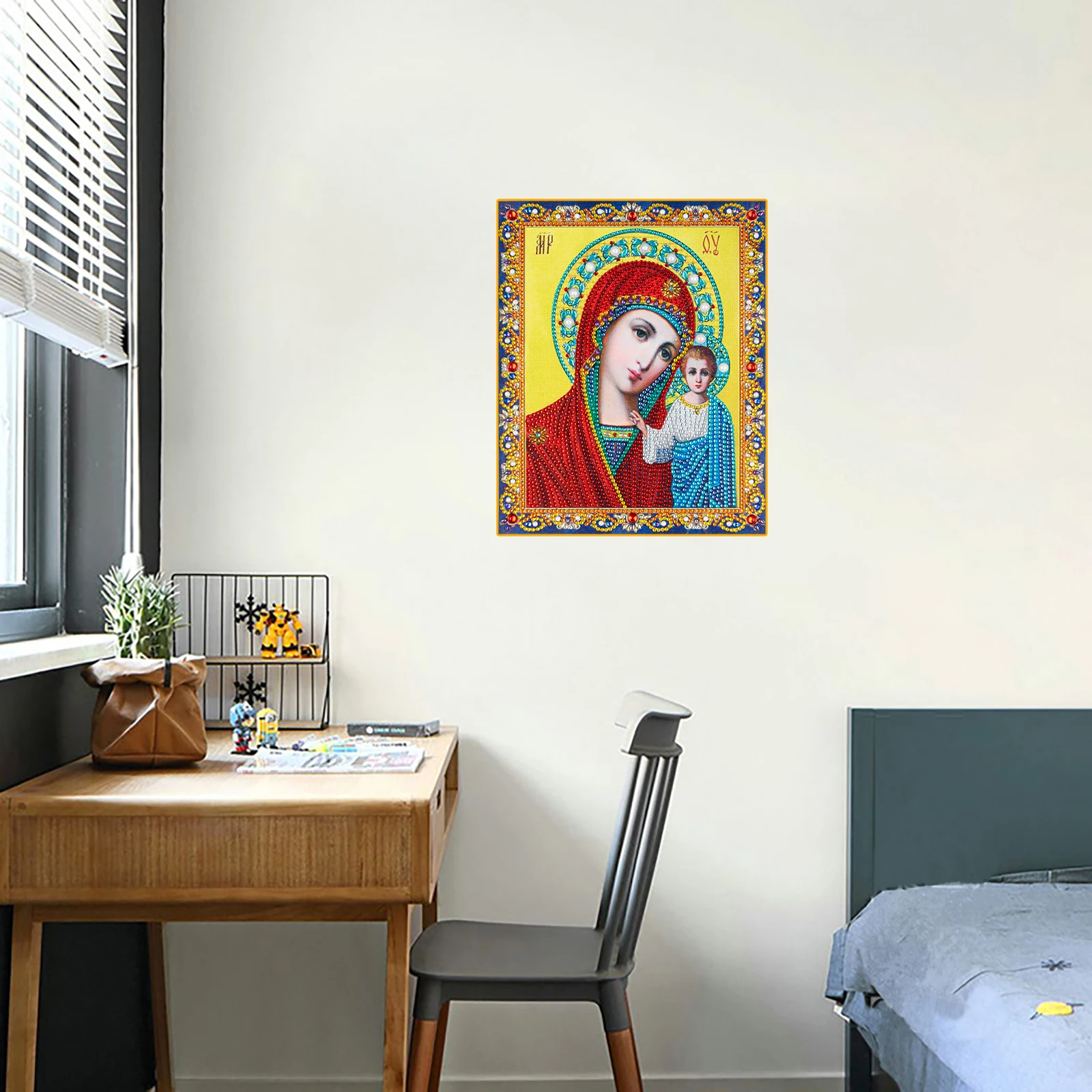 Religion Icon Leader 5D DIY Diamond Painting Mosaic True Religious Men Special Shaped Embroidery Diamond Rhinestone Home Decor