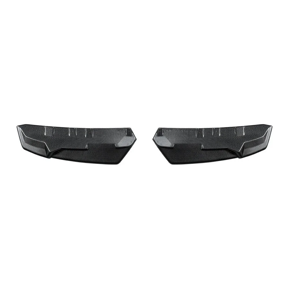For Mini Cooper F55 F56 F57 Later Models Rear Diffuser Lip Spoiler ABS Body Trim Piano Black Carbon Fiber Style
