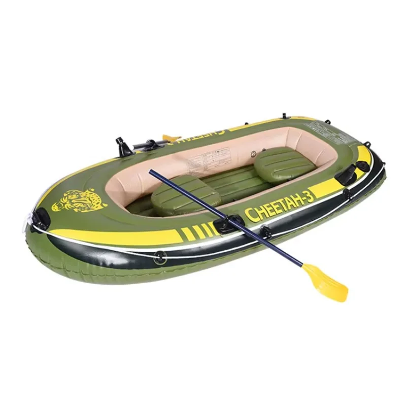 YTYIN Factory Cheap Price Boat Fishing Customized Plastic PVC Fishing Inflatable Rowing Boat Fashion Design Pvc Rowing Boats