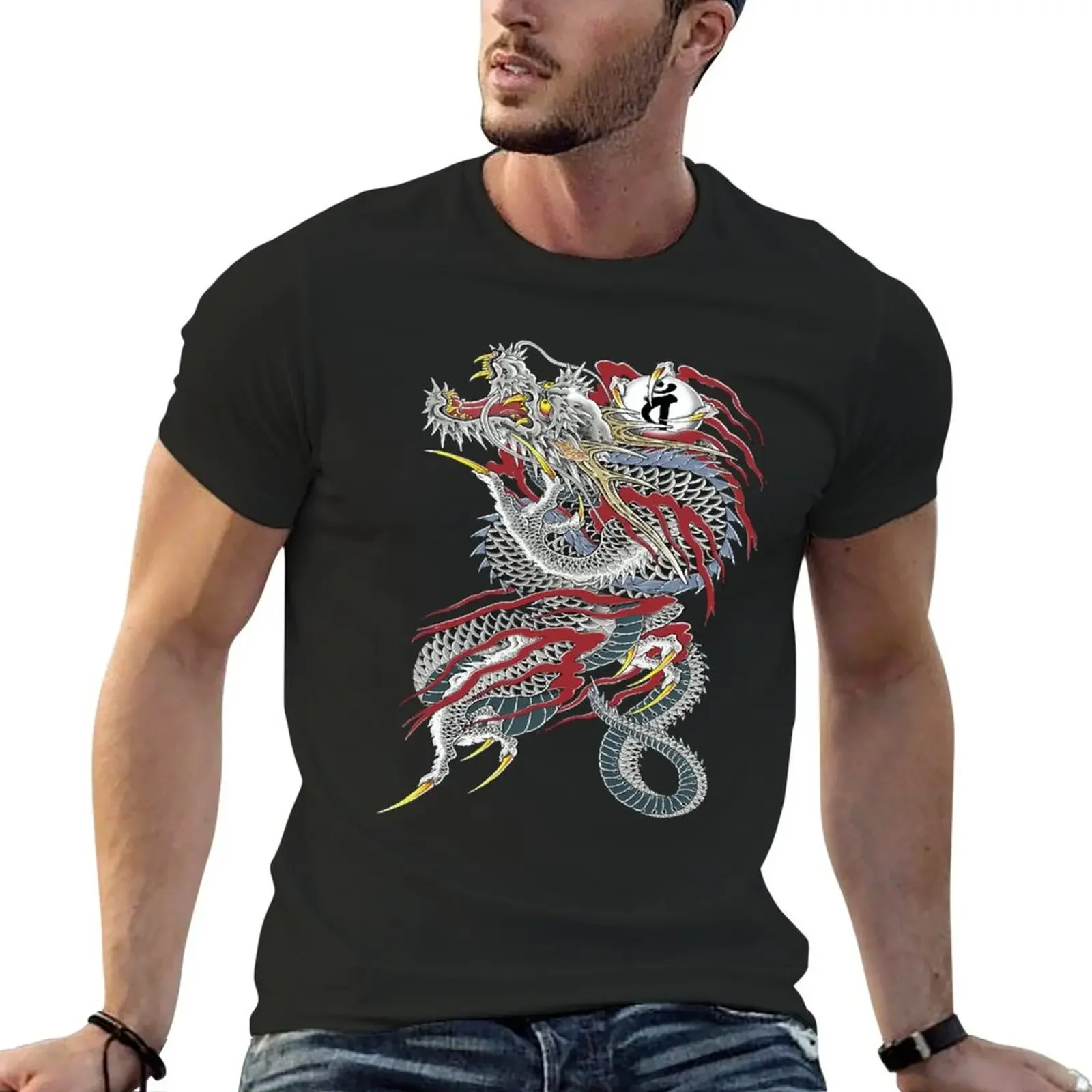 Kiryu kazuma dragon of dojima (yakuza) T-Shirt new edition oversizeds anime shirts men